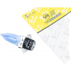 Лампа фары P15D-25-1 12V 50/50W, синяя "свеча" VR