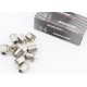 Лампа поворотника BA15S (с цоколем), белая 12V/10W G18, к-кт 10шт GXmotor