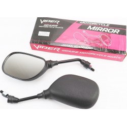 Зеркала к-кт DIO, чёрные "капли", М8 "длинная ножка" GX-Viper