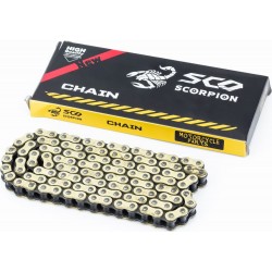 Цепь привода колеса 428Hx116L GOLD Scorpion