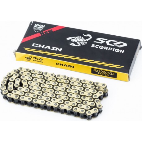 Цепь привода колеса 428Hx116L GOLD Scorpion