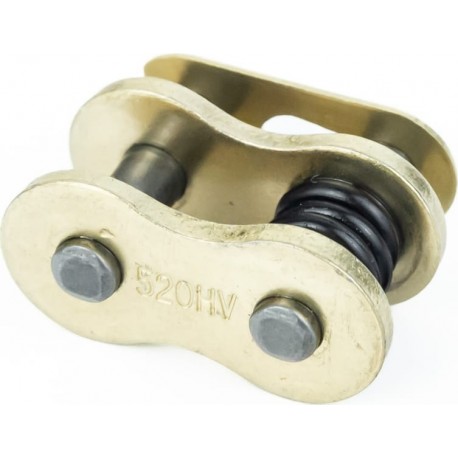 Ланка (замок) ланцюга 520HVO GOLD (з сальниками) D.I.D.