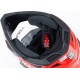 Шолом кросовий з візором (стандарт DOT), висувні окуляри GLX-802 L (59-60см), чорно-червоний GALAXY