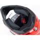 Шолом кросовий з візором (стандарт DOT), висувні окуляри GLX-802 S (55-56см), чорно-червоний GALAXY