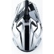 Шлем кроссовый (стандарт DOT) GLX-803 L (59-60см), чёрно-белый GALAXY