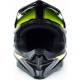 Шлем кроссовый (стандарт DOT) GLX-803 M (57-58см), чёрно-салатовый GALAXY