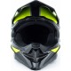 Шлем кроссовый (стандарт DOT) GLX-803 S (55-56см), чёрно-салатовый мат GALAXY