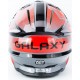Шолом кросовий (стандарт DOT) GLX-803 S (55-56см), чорно-червоний GALAXY