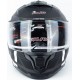 Шлем модуляр с откидным подбородком (стандарт DOT), выдвижные очки GLX-912 L (59-60см), чёрно-белый мат GALAXY