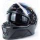 Шолом модуляр з відкидним підборіддям (стандарт DOT), висувні окуляри GLX-912 L (59-60см), чорний GALAXY