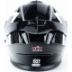 Шлем модуляр с откидным подбородком (стандарт DOT), выдвижные очки GLX-912 M (57-58см), чёрно-белый GALAXY