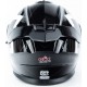 Шлем модуляр с откидным подбородком (стандарт DOT), выдвижные очки GLX-912 S (55-56см), чёрно-белый GALAXY