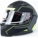 Шолом інтеграл GLX-313 M (57-58см), чорно-салатовий мат GALAXY