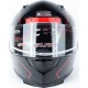 Шлем интеграл GLX-313 M (57-58см), чёрно-красный GALAXY
