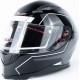 Шолом інтеграл GLX-313 M (57-58см), чорно-білий GALAXY