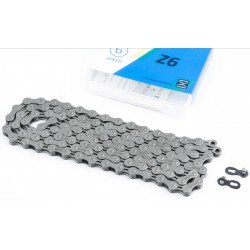 Цепь приводная 1/2х3/32х116L на 6 скоростей, серая Z6 KMC