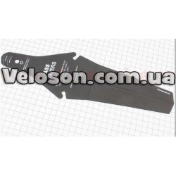 Крило поліпропіленове під сідло, швидкознімний, чорний Китай (409236)