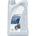 Масло 4T 10W-40 полусинтетическое для мототехники "4 STROKE SUPER", 1L AUTOLIVE