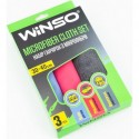 Серветка мікрофібра 30х40см "WINSO", набір 3шт WINSO