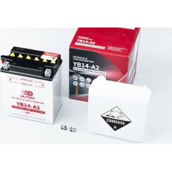 Аккумулятор 12V14Аh YB14L-A2 кислотный (L134*W89*H166мм) OUTDO