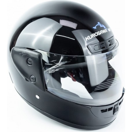 Шлем интеграл HF-101 M, чёрный KUROSAWA