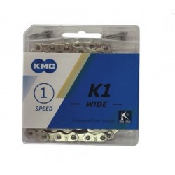 Ланцюг KMC К1 WIDE 1/2"х1/8" , BMX Silver