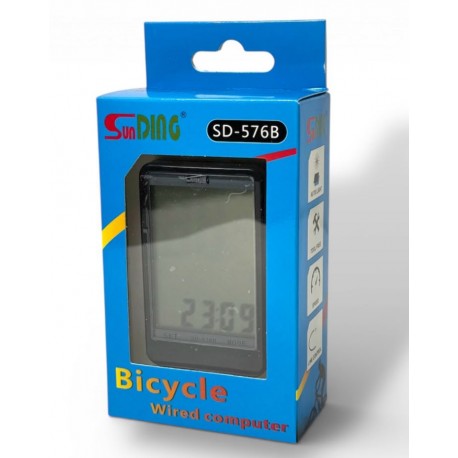 Проводной велокомпьютер Sunding SD-576B 17 функций