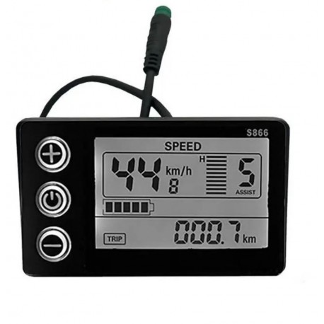 Дисплей S866 LCD5 24, 36, 48В (s866).