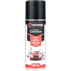 Мастило силіконове, водовідштовхувальне "SILICONE", аерозоль 200ml (FS-6020) INTERTOOL