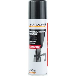 Смазка многоцелевая литиевая (белая) "WHITE LITHIUM GREASE", аэрозоль 250ml AUTOLIVE