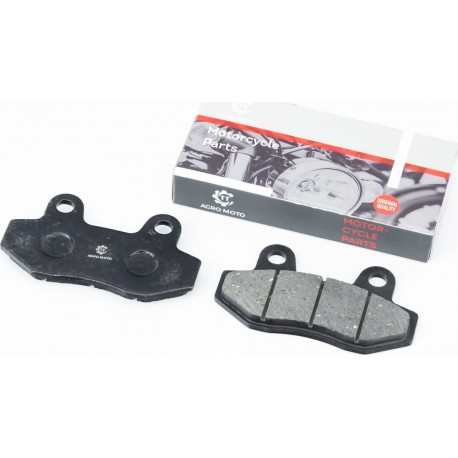 Гальмівні колодки (дискові) без вуха, Viper-RACE/STORM/CG/СВ/HONDA-LS125/MBX 50/LIFAN/KYMCO-Pulsar/LONCIN, к-кт 2шт TATA