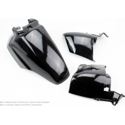 Honda LEAD AF-20 Пластик-крило переднє, к-кт 3 деталі, чорний Китай