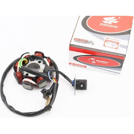 Статор магнето (генератора) (8 котушок роз'єм "мама 3+2") висота 32мм ZHENGHE