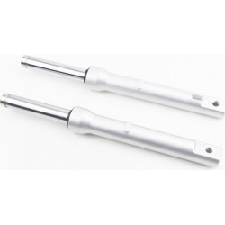 Вилка передняя (перья) лев., прав., к-кт 2шт Honda DIO, 380мм (под бараб. торм.) качественные, серые Китай