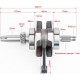 Колінвал+підшипники+шестерня CG-200cc Китай