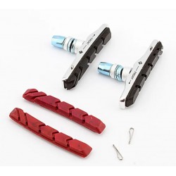 Тормозные колодки V-brake картриджные, сменный картридж к-кт, на блистере CHUANGJIE