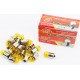 Лампа поворотника BA15S (с цоколем), жёлтая 12V/10W G18, к-кт 20шт CYT