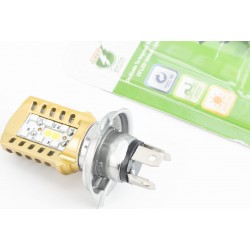 Лампа фары диодная LED-2 H4, жёлтая RTD