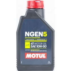 Масло 4T 10W-50 синтетическое для мототехники "NGEN 5 MA2", 1L MOTUL