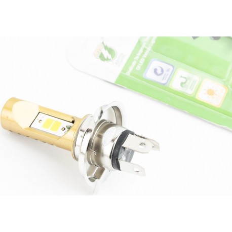 Лампа фары диодная LED-2 H4, жёлтая RTD