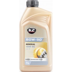 Олива 80W-90 мінеральна трансмісійна "MINERAL GEAR OIL GL-4/GL-5", 1L K2