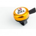 Дзвінок механічний "I love my Bike", золотистий Китай