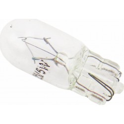 Лампа поворотника T10 (без цоколя), белая 12V/5W Китай