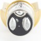 Лампа фари діодна LED-2 BA20D, жовта RTD