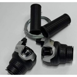 Манетки Revo копии Shimano rs35 3*7 передач с тросиками и грипсами