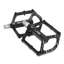 Педали ST BEcool BC-PD425 черный с белым на 1 пром. подшипн. AM