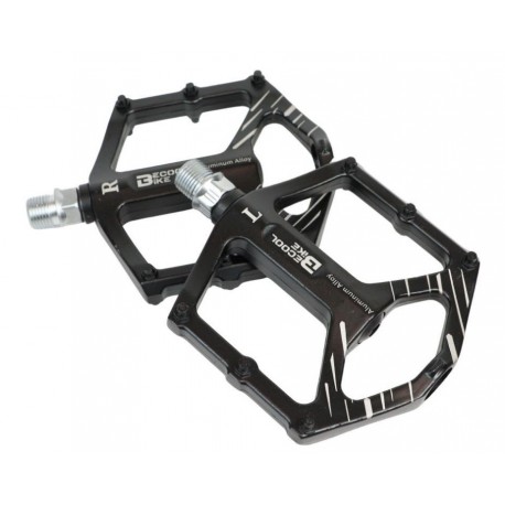 Педали ST BEcool BC-PD425 черный с белым на 1 пром. подшипн. AM