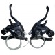 Моноблоки манетки переключатели 3*7 реплика (копия) Шимано Shimano ST-EF51 черные