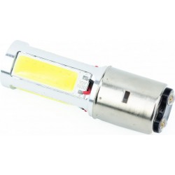 Лампа фары диодная LED-4+1 BA20D (линза) Китай