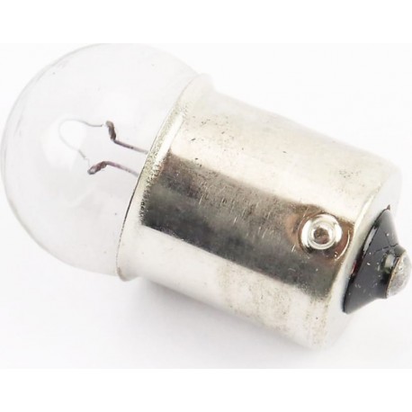 Лампа поворотника BA15S (з цоколем), біла 12V/5W G18 FUSION